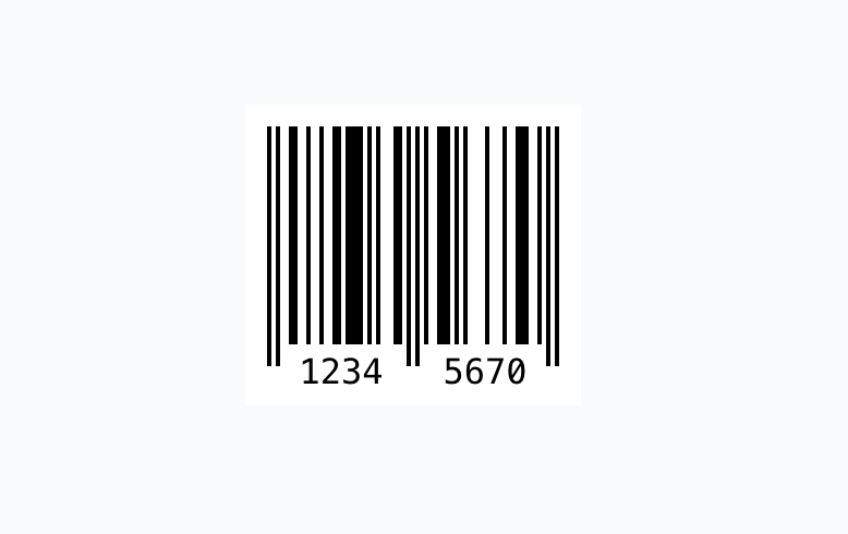 EAN/UPC barcode