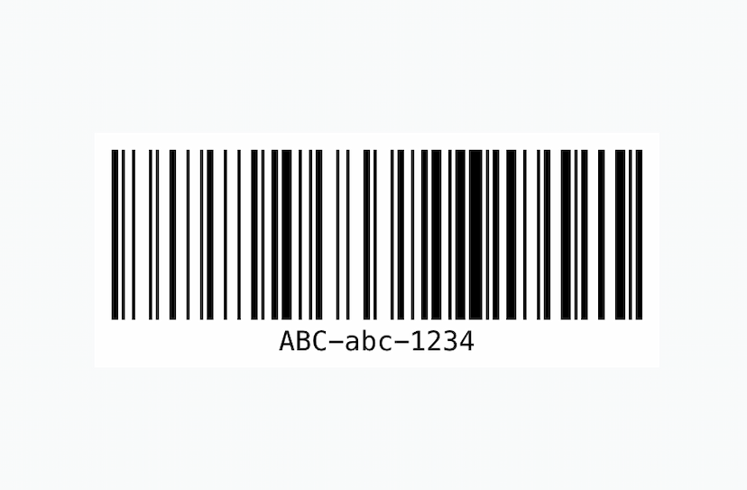 Linear barcode